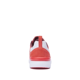 Supra SCISSOR Lave Sneakers Dame Korall/Hvite | NO-54525